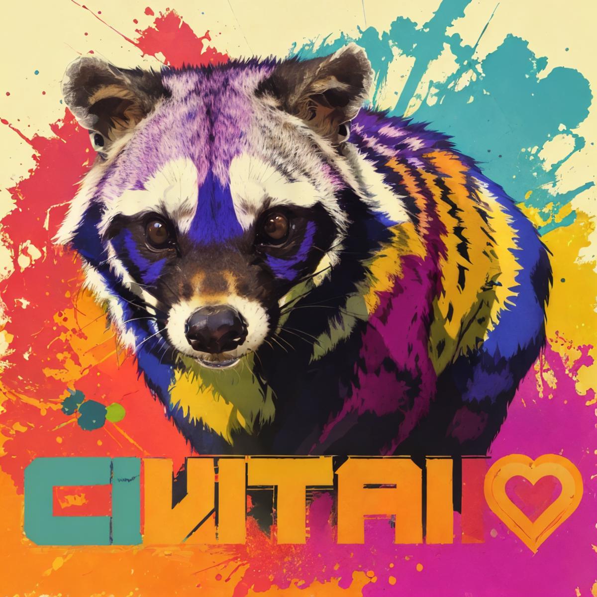 CivitAI Mascot / Logo generator (Civet) image by getphat