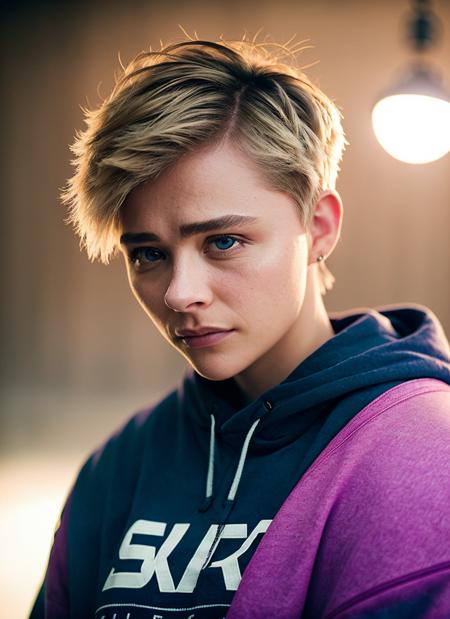 portrait of skswoman, hurt , wearing casual wear , with pink Feathered haircut , background capitol building epic (photo, studio lighting, hard light, sony a7, 50 mm, matte skin, pores, colors, hyperdetailed, hyperrealistic), <lyco:Chloe Grace Moretz:1.1>