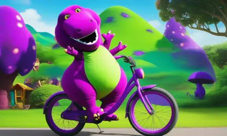 Barney The purple Dinosaur AI