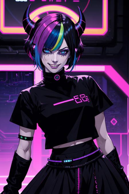 Splatter Punk - Neon Waves - v1.7-Illustration v1.7-Illustration