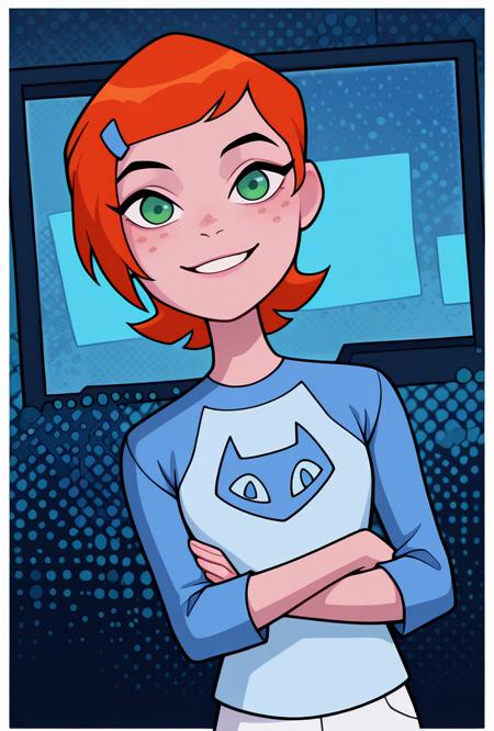 Gwen Tennyson Omniverse Flashback -- Ben 10 Omniverse Illust+1.5 illust 2