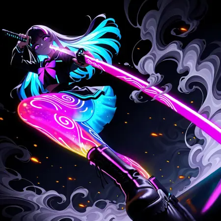 Bioluminescence Sword Archaea