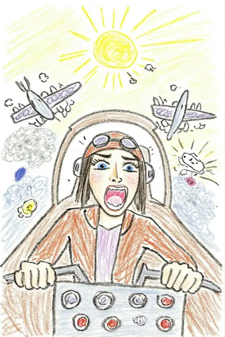 Can you draw like a five-year-old?  Children's Crayon Drawing Style