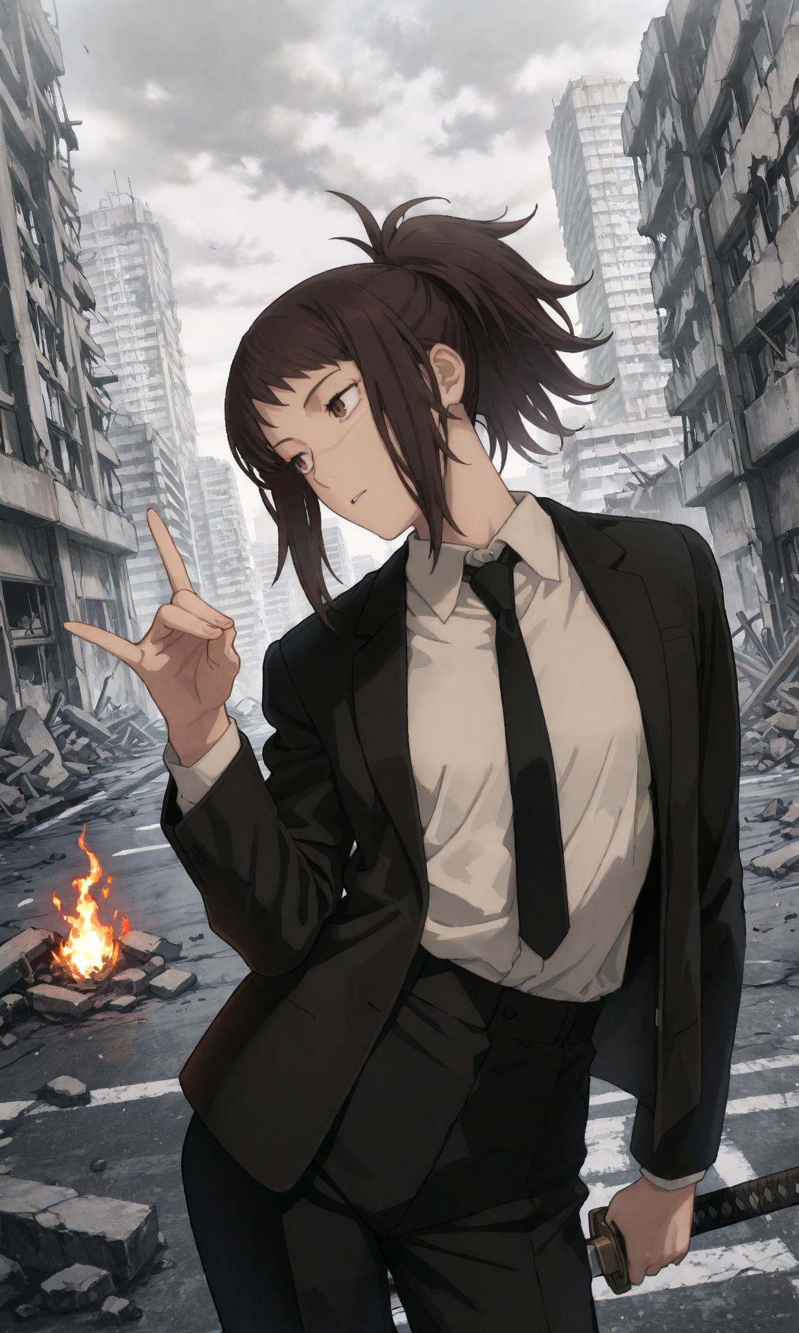 50%OFF Michiko Tendo (Illustrious-XL V1 - Man Chainsaw - 財布・ケース・小物入れ