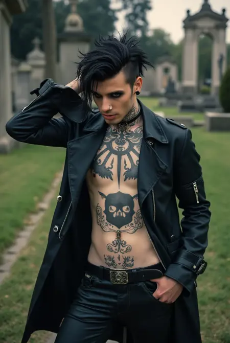 Male Goth Flux