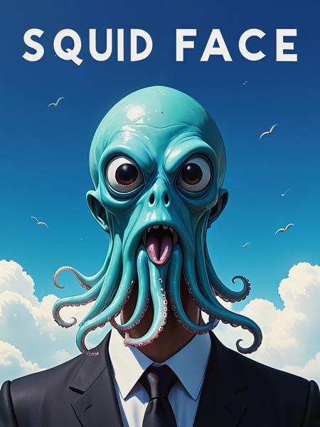 Squid Face - CE V01 - XL
