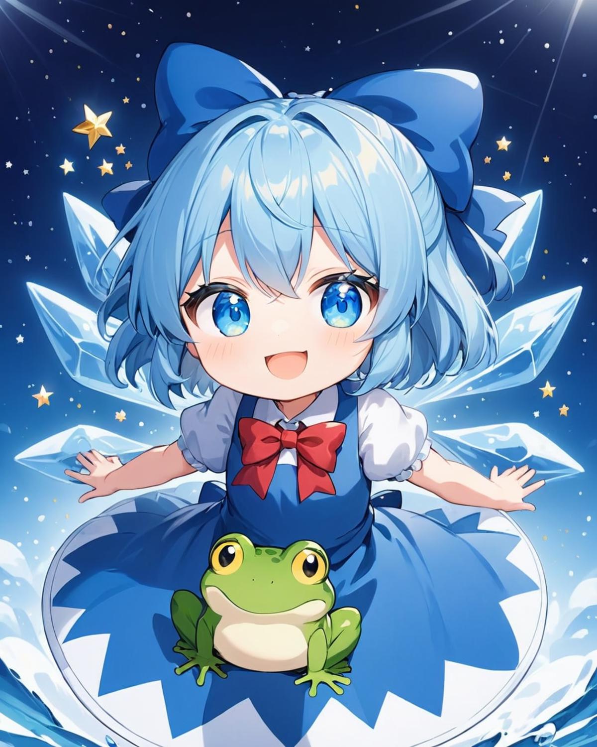 XL | touhou|东方 projcet 琪露诺/チルノ/Cirno image by kitarz