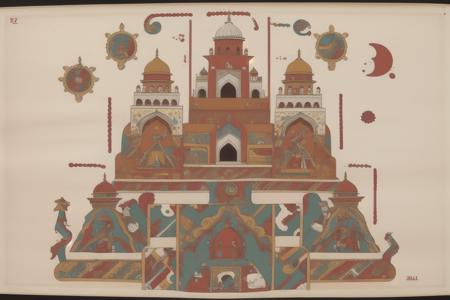 a Taj Mahal by NuttallZouche  <lora:NuttallZouche:1>