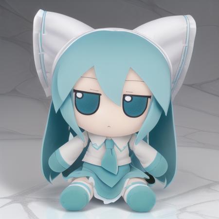 hatsune miku fumo, sad