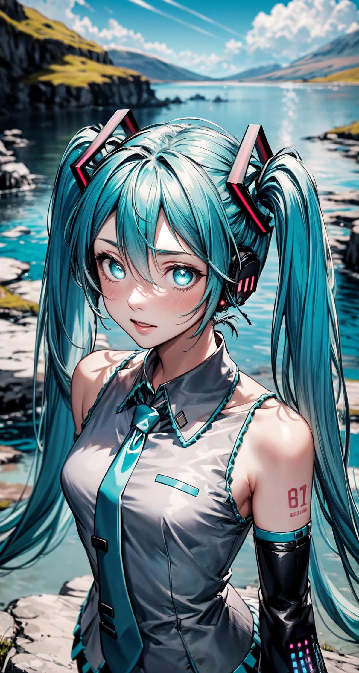 Hatsune Miku (with shiny eyes) image by Herrscher_AGGA2023