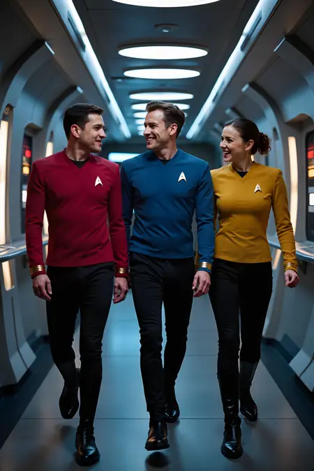 Star Trek SNW uniforms (2 variants)(Flux)