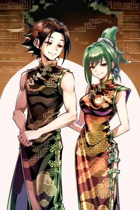 Yoh Asakura x Tao Jun (Shaman King)