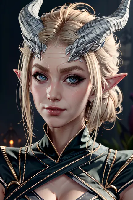 My Female Tiefling from Baldur's Gate 3