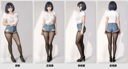 Qwen-Rapid-AIO   three-view workflow