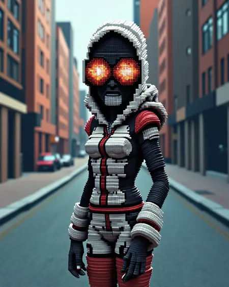 DP 3D Pixel Art Flux