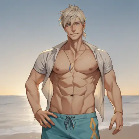 Percival - Summer Knight Outfit - Fate/Grand Order