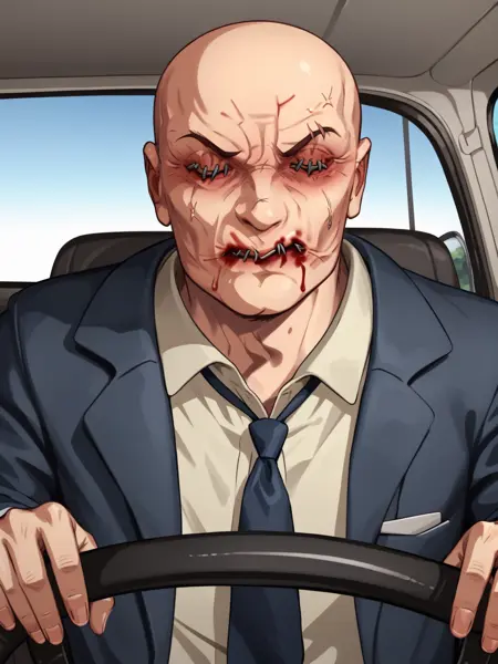 No-Face - Twisted Metal Black