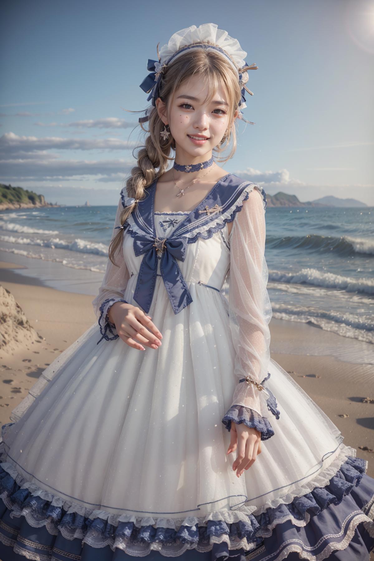 【浅海星辰】Dress No.11 White Dress image by feetie