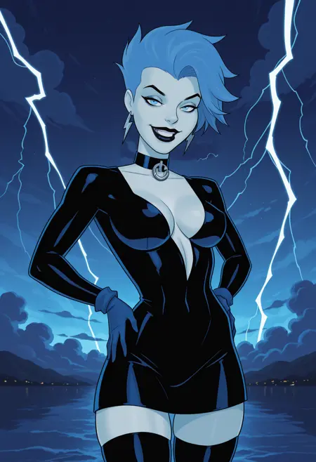 Livewire, Leslie Willis, (Something Unlimited/DC comics), LoRA, Illustrious XL