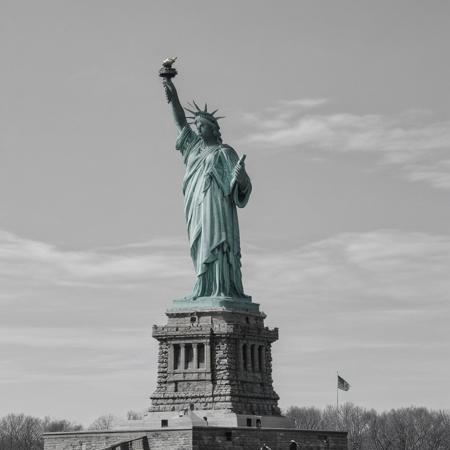 (statue of liberty)