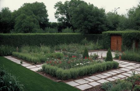 style of Clive Barker, garden ,plot ,parcel ,ranch ,terrace ,