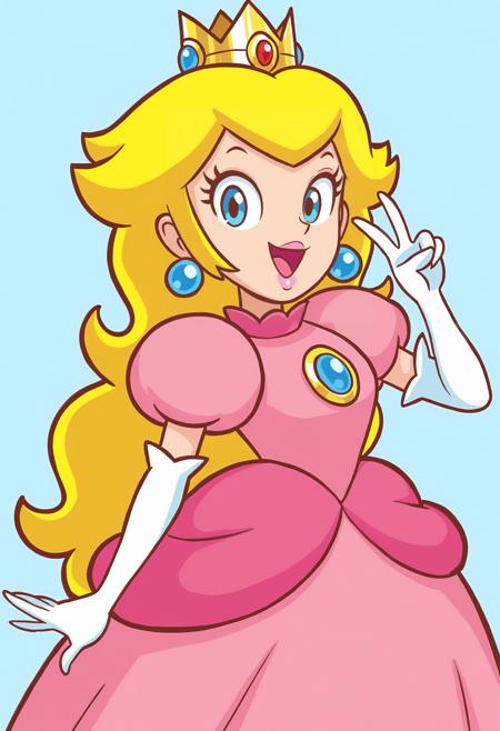 Princess Peach - Super Princess Peach [IL/Pony] SuperPeachIllustrious