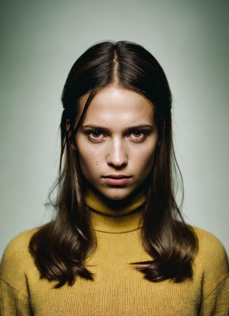 A stunning intricate full color portrait of (sks woman:1), wearing a black turtleneck, epic character composition, by ilya kuvshinov, alessio albi, nina masic, sharp focus, natural lighting, subsurface scattering, f2, 35mm, film grain, <lora:locon_aliciavikander_v1_from_v1_64_32:1.25>