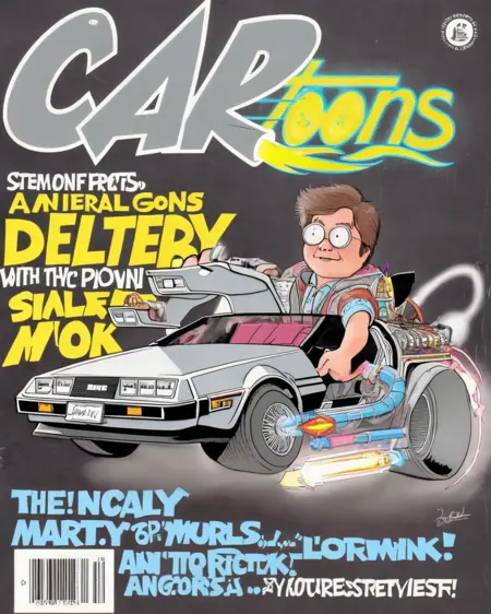 Cartoonz Car Magazine SDXL