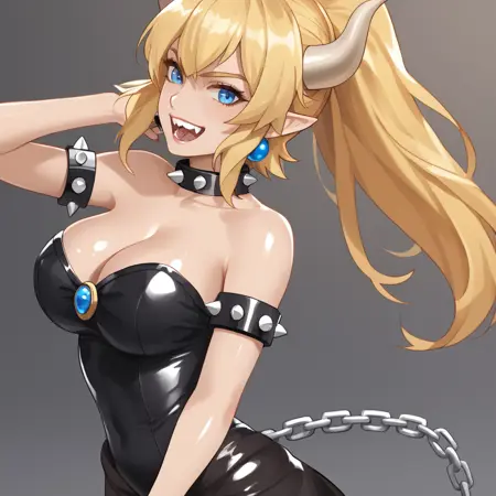 Bowsette [Fan-Art] (Super Mario) - LoRA PonyXL [NSFW Support]