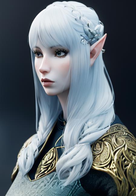 a woman, sfw, <lora:Snow_Elves-Female:0.8>, Snow_Elves-Female, 1girl, solo,, porcelain skin, diamond body, smooth, clear skin, (masterpiece, best quality, absurdres, detailed, ultra-detailed:1.3), gorgeous, (trending on CGSociety, trending on pixiv, contest winner:1.3)