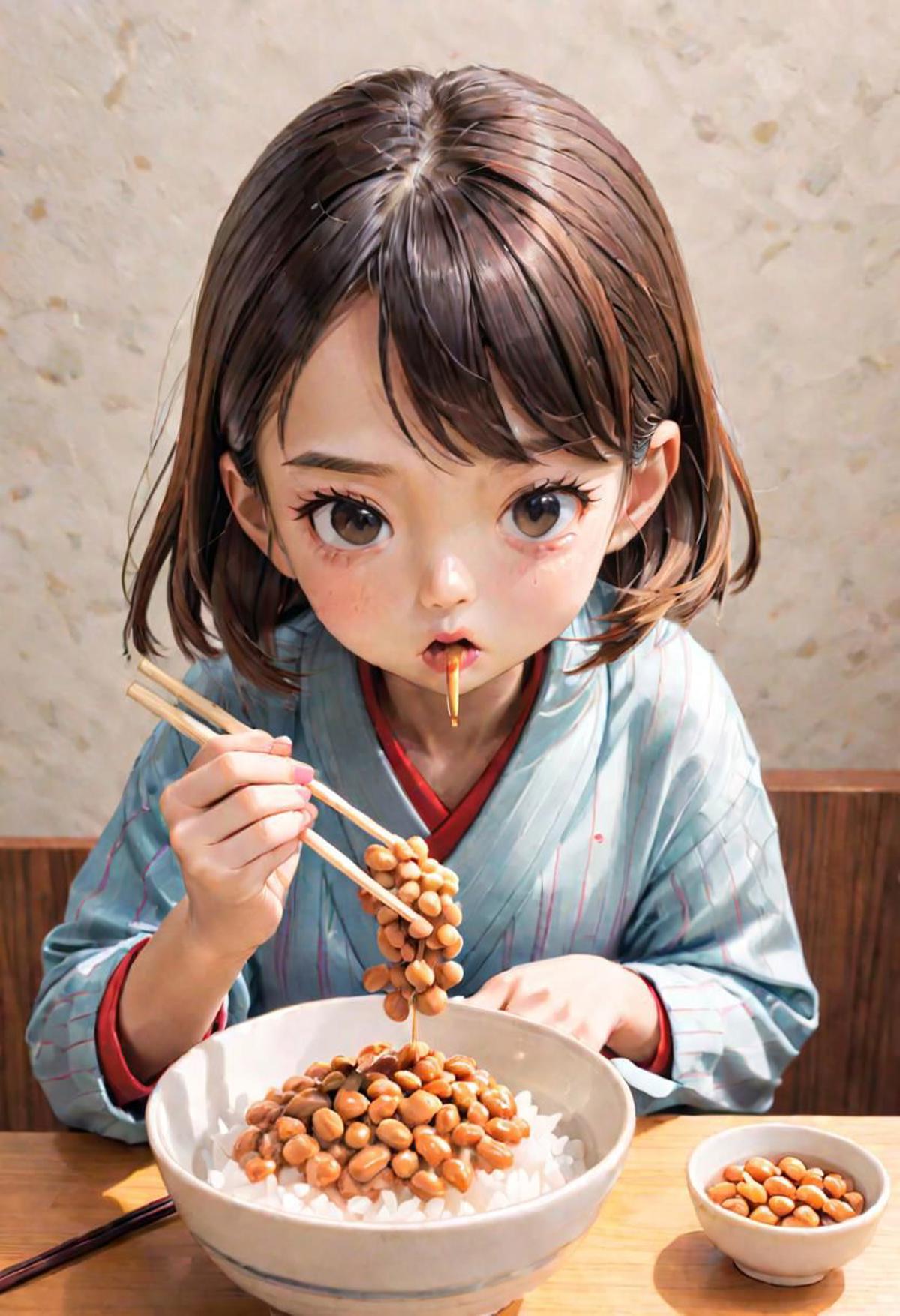 Natto: A Traditional Japanese Food / 納豆: 伝統的な日本の食物 image by tkvier