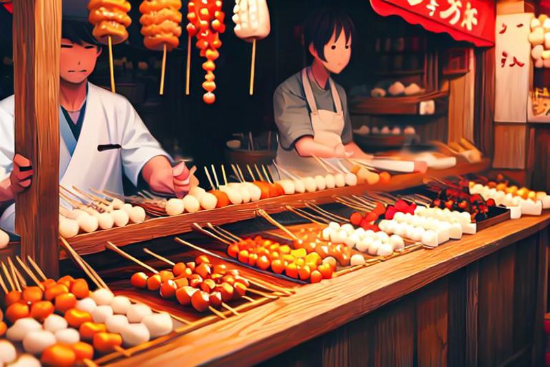 skewered rice dumpling shop image by TK31