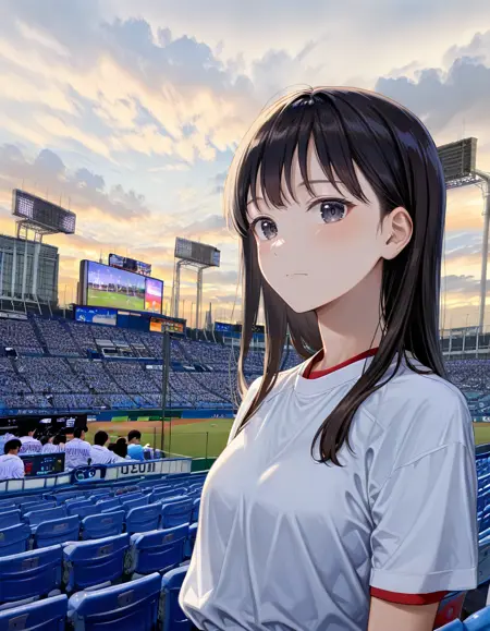 明治神宮野球場 、 日本の球場 、 野球観戦 / jingu stadium , Japanese baseball stadium , stands