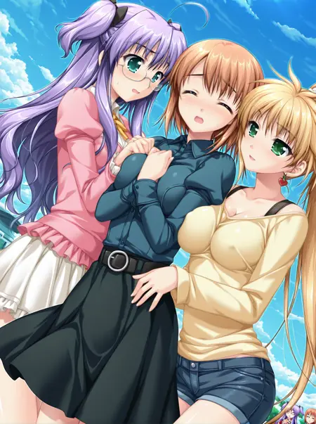 Style/arisa/hotaru/sarasa/ina/aina/yuriko/yukie/nahara/megumi/solaris/chiriko/velvet/sae/kaede/hikari/mariko[W.L.O. Sekai Renai Kiko]