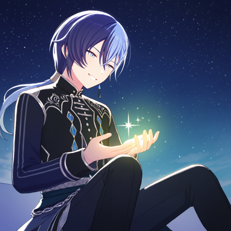 The Blue Blaze's Control of the Wind (Aoyagi Toya) / Project SEKAI IllustriousXL