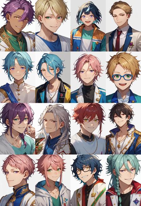 (PonyXL All in One) Ensemble Stars (61 in 1) | 偶像梦幻祭 全角色 | あんさんぶるスターズ v1.0