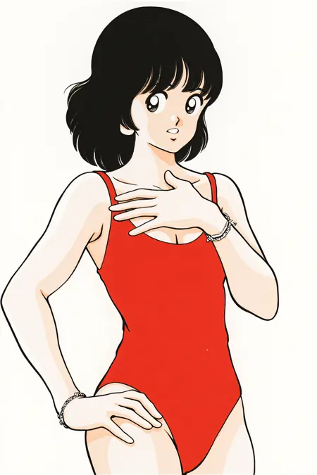 [Flux] Mitsuru Adachi/安达充/あだち充 《TOUCH》/《棒球英豪》 《H2》 浅仓南/上杉达也- Artist Style