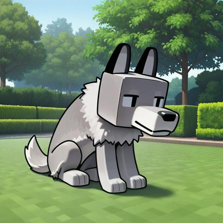 Minecraft Wolf Illustrious