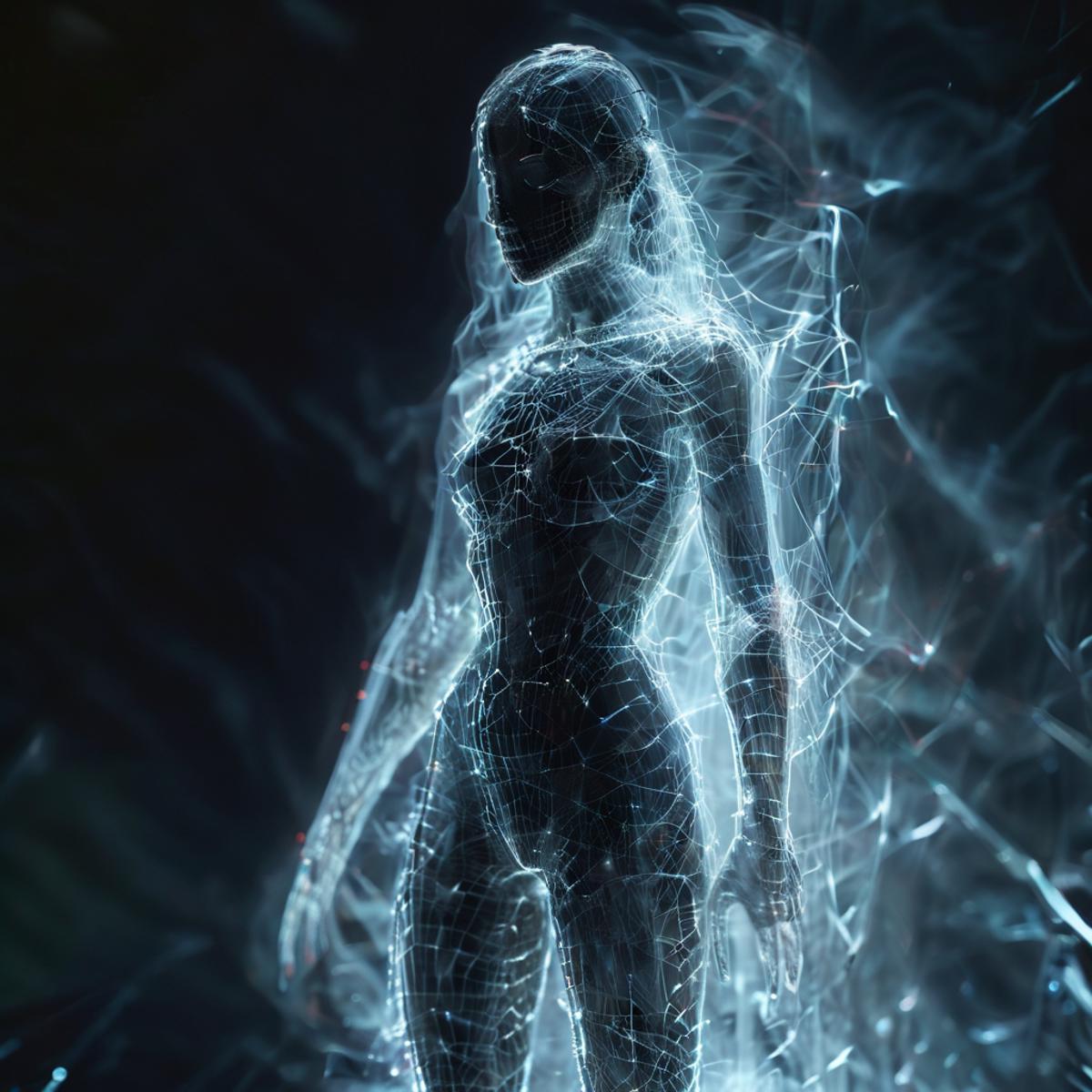 Wireframe Hologram Style XL image by nocor1i8