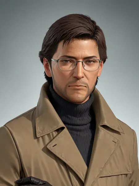 [Konami (Metal Gear Solid 4)] Otacon Character Illustrious