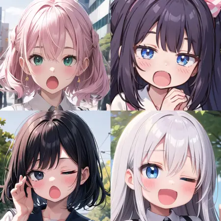 Large circular mouth / 性ăăȘććœąăźćŁ