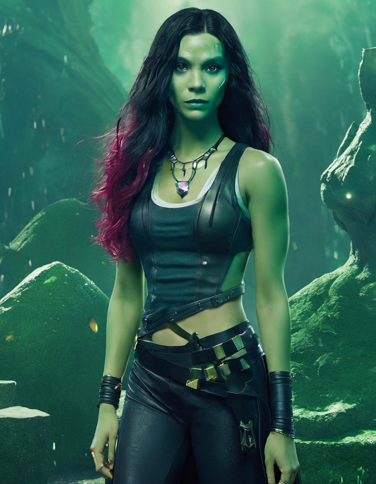 Gamora (Guardians of the Galaxy) (LoRA SDXL 1.0) image by astragartist