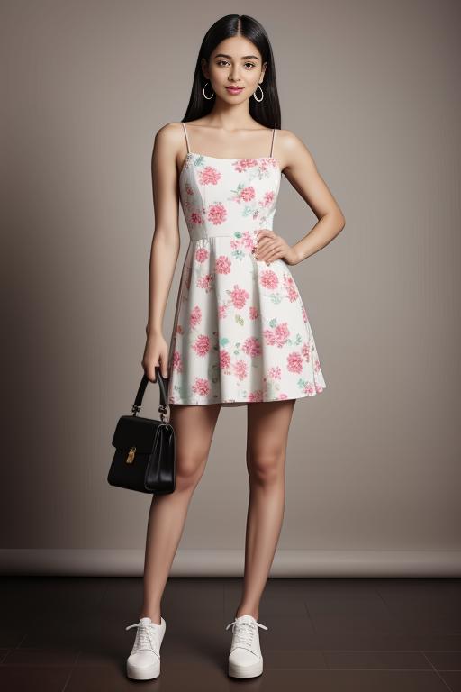 Floral_Short_Dress_By_Stable_Yogi image by Stable_Yogi