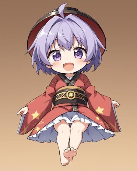 sukuna shinmyoumaru, kimono, 1girl, >_<, obi, open_mouth, minigirl, laughing, +++, tears, barefoot, bowl, ahoge, solo_focus, wide_sleeves, long_sleeves, needle, chibi, hat_removed, :d
<lora:sukuna_shinmyoumaru_image2500_2023-12-20-000006:1>,star-shaped_pupils,symbol-shaped_pupils,. gorgeous,key visual, vibrant, studio anime,award-winning, professional, highly detailed,high budget, cinemascope