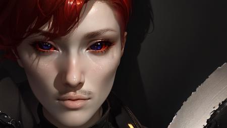 <lora:DemonicEyes:1> Demonic Eyes, (masterpiece, best quality, ultra-detailed, highres), boy, male focus, facial hair, red eyes, black sclera, colored sclera, solo,  red hair, looking at viewer, beard, lips, mustache, perfect face, sidelighting, lustrous skin,(bloom), (shine), lighting, ray tracing, solo, 1depth_of_field,very detailed background, highly detailed background, Masterpiece, Ultra detailed, great composition,Dynamic angle,[Bottle bottom],(wide shot),  (golden ratio), (centered), (perfect facial composition), extremely delicate and beautiful,(Highest picture quality), (Master's work),   depth of field, solo, extreme light and shadow, masterpiece, rich in detail, (fine features), (highest quality), (masterpiece), (detailed eyes), (beautiful) detailed,beautiful detailed eyes,(straight-on), full body, cyberpunk:1, flower petals falling, (extremely detailed CG unity 8k wallpaper),(masterpiece), (best quality), (ultra-detailed), (best illustration),(best shadow),perfect lighting , perfect anatomy , vivid colors,