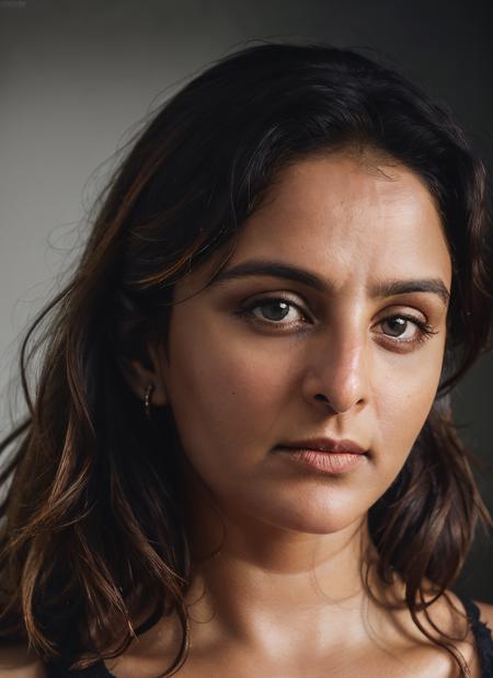 portrait of skswoman, determined , wearing intimates , with French bob , background infernal palace epic (photo, studio lighting, hard light, sony a7, 50 mm, matte skin, pores, colors, hyperdetailed, hyperrealistic), <lyco:Manju Warrier:1.0>