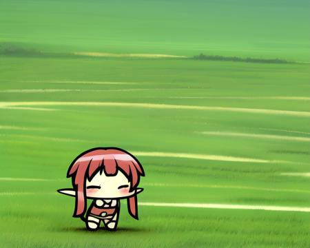 <lora:JazzJack:1>
chibi, 1girl,elf, leotard, in grassy field looking lost