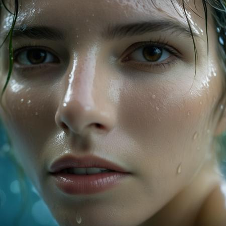 cinematic film still of a woman with wet hair and a wet face Cinematic Film Style
 <lora:Cory Chase:1> Cory Chase
 <lora:Cinematic Film:1>, shallow depth of field, vignette, highly detailed, high budget, bokeh, cinemascope, moody, epic, gorgeous, film grain, grainy