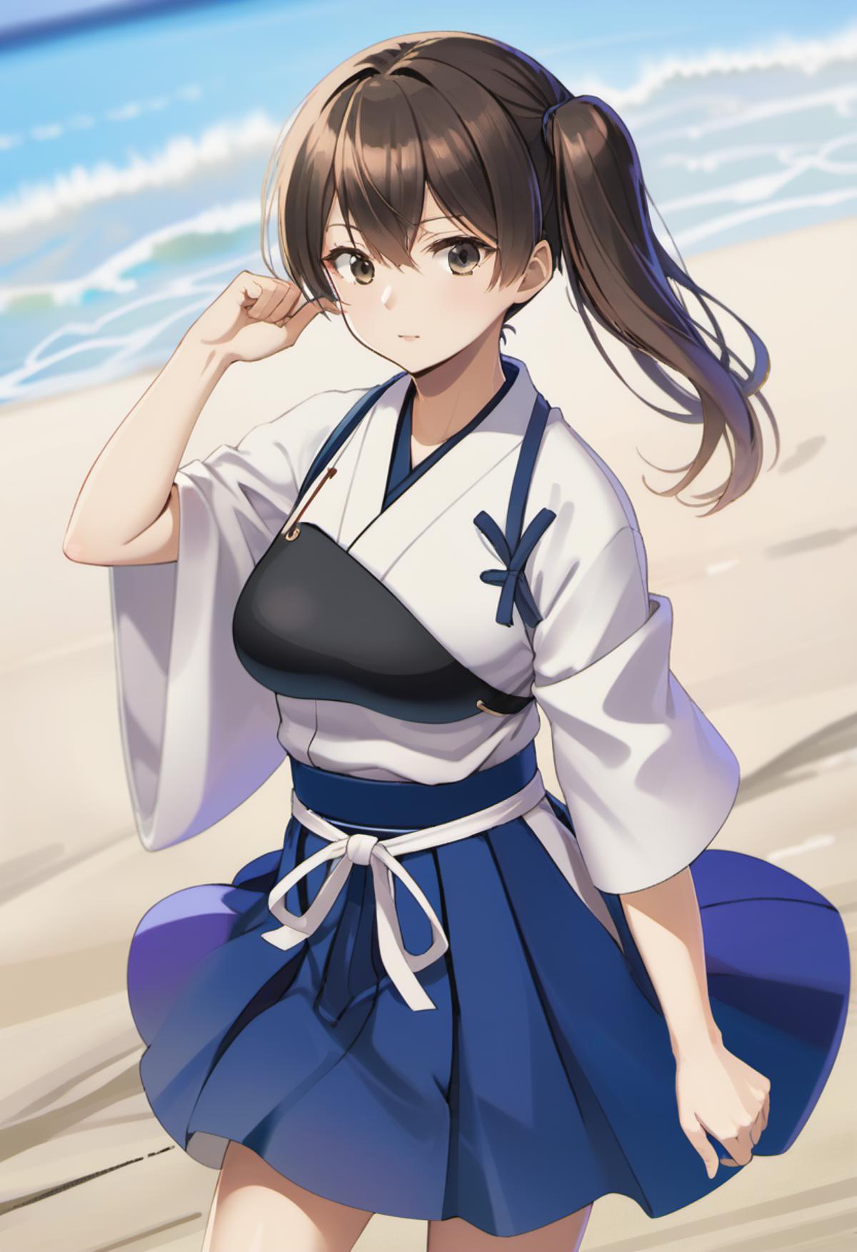 [SDXL] Kaga (Kancolle - Kantai Collection) / 加賀 (艦隊これくしょん) image by darashine