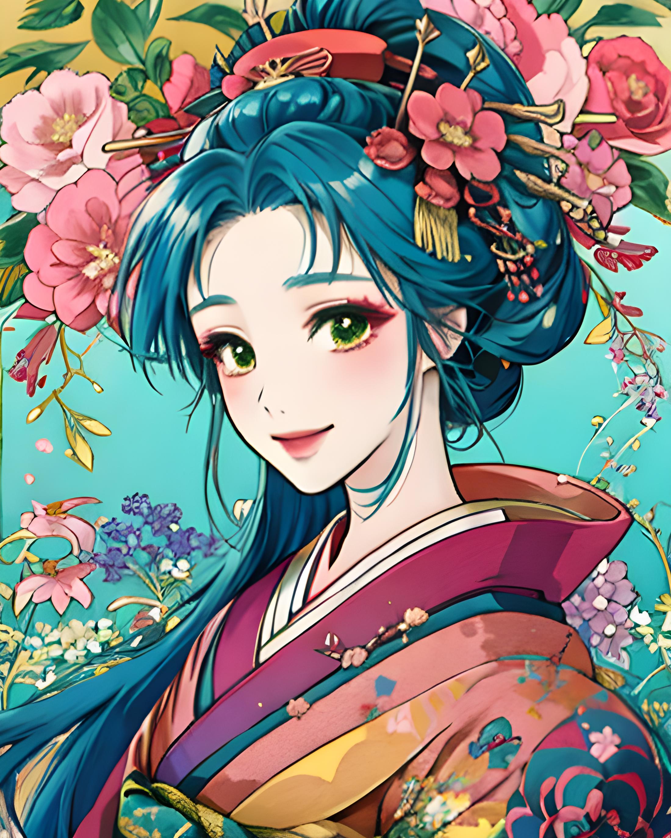 Oiran Traditional Fashion image by KimiKoro